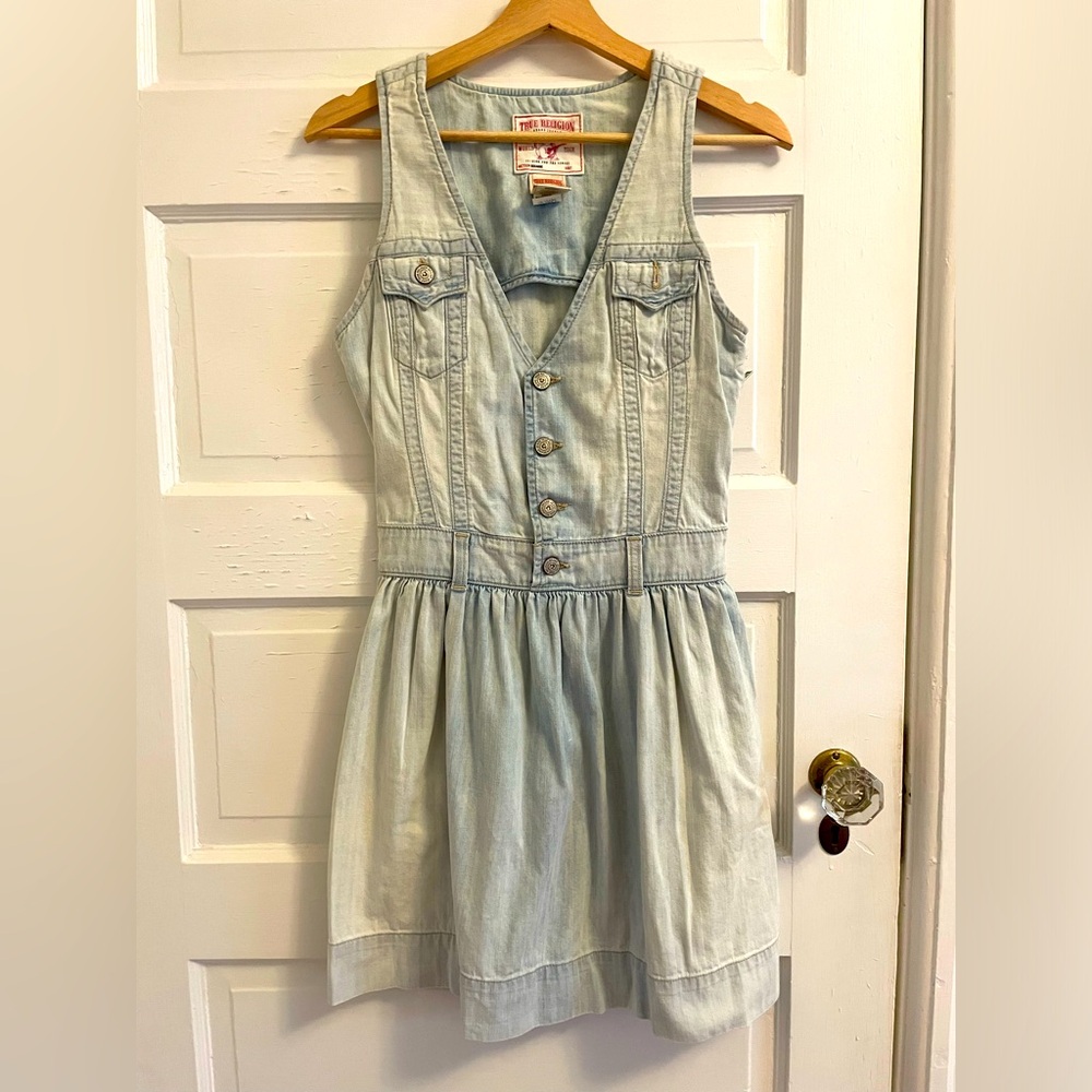 True Religion jean dress XS